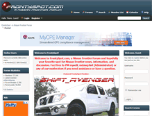 Tablet Screenshot of frontyspot.com